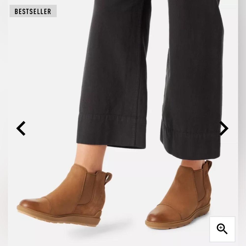 SOREL EVIE II‎ WOMEN'S CHELSEA Booties Sz 9.5